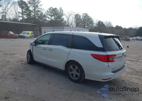 2018 Honda Odyssey Ex-L from USA, damaged, VIN 5FNRL6H75JB055288